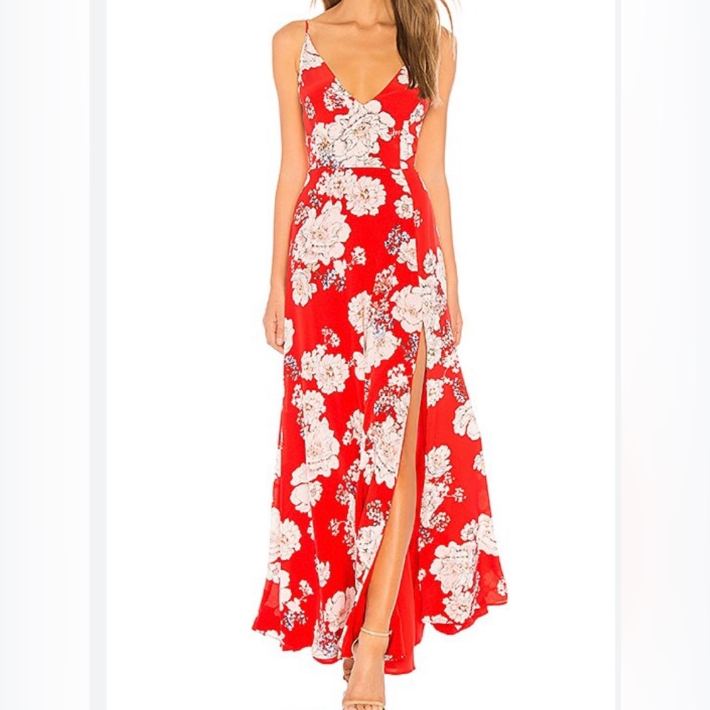Yumi Kim Red Maxi dress Small EUC
